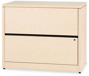 HON® 10500 Series™ Lateral File 2 Legal/Letter-Size Drawers, Natural Maple, 36" x 20" 29.5"