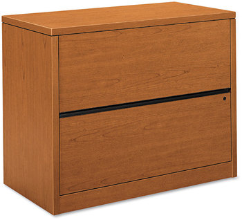 HON® 10500 Series™ Lateral File 2 Legal/Letter-Size Drawers, Bourbon Cherry, 36" x 20" 29.5"