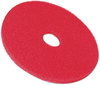 A Picture of product MMM-08389 3M™ Red Buffer Floor Pads 5100 Low-Speed 14" Diameter, 5/Carton