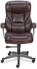 A Picture of product ALE-BN41B59 Alera® Birns Series High-Back Task Chair Supports Up to 250 lb, 18.11" 22.05" Seat Height, Brown Seat/Back, Chrome Base
