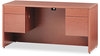 A Picture of product HON-10565HH HON® 10500 Series™ Kneespace Credenza With 3/4-Height Pedestals, 60w x 24d 29.5h, Bourbon Cherry