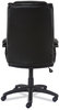 A Picture of product ALE-BRN42B19 Alera® Brosna Series Mid-Back Task Chair Supports Up to 250 lb, 18.15" 21.77 Seat Height, Black Seat/Back, Base