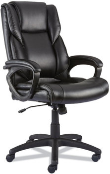 Alera® Brosna Series Mid-Back Task Chair Supports Up to 250 lb, 18.15" 21.77 Seat Height, Black Seat/Back, Base