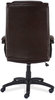 A Picture of product ALE-BRN42B59 Alera® Brosna Series Mid-Back Task Chair Supports Up to 250 lb, 18.15" 21.77" Seat Height, Brown Seat/Back, Base