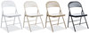 A Picture of product ALE-CA941 Alera® Armless Steel Folding Chair Supports Up to 275 lb, Black Seat, Back, Base, 4/Carton