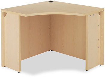 HON® 10500 Series™ Curved Corner Workstation 36" x 29.5", Natural Maple