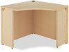 A Picture of product HON-105810DD HON® 10500 Series™ Curved Corner Workstation 36" x 29.5", Natural Maple