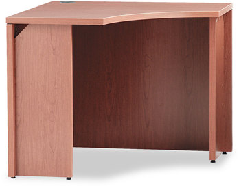 HON® 10500 Series™ Curved Corner Workstation 36" x 29.5", Bourbon Cherry