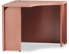 A Picture of product HON-105810HH HON® 10500 Series™ Curved Corner Workstation 36" x 29.5", Bourbon Cherry