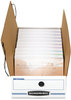 A Picture of product FEL-00005 Bankers Box® LIBERTY® Check and Form Boxes 11" x 24" 5", White/Blue, 12/Carton