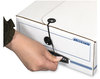 A Picture of product FEL-00006 Bankers Box® LIBERTY® Check and Form Boxes 9" x 24" 6.38", White/Blue, 12/Carton