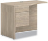 A Picture of product HON-105818LLKI1 HON® 10500 Series™ Curved Return Left, 42" x 18" to 24" 29.5", Kingswood Walnut