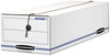 A Picture of product FEL-00018 Bankers Box® LIBERTY® Check and Form Boxes 9" x 24.25" 7.5", White/Blue, 12/Carton