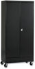 A Picture of product ALE-CM6624BK Alera® Assembled Mobile Storage Cabinet with Adjustable Shelves 36w x 24d 66h, Black