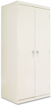 Alera® Heavy Duty Welded Storage Cabinet Assembled 78" High Heavy-Duty Four Adjustable Shelves, 36w x 24d, Putty