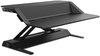 A Picture of product FEL-0007901 Fellowes® Lotus™ Sit-Stands Workstation 32.75" x 24.25" 5.5" to 22.5", Black