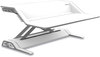 A Picture of product FEL-0009901 Fellowes® Lotus™ Sit-Stands Workstation 32.75" x 24.25" 5.5" to 22.5", White