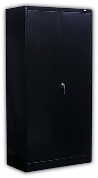 Alera® Economy Assembled Storage Cabinet 36w x 18d 72h, Black