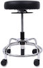 A Picture of product AAP-CS614 Alera® HL Series Height-Adjustable Utility Stool Backless, Supports Up to 300 lb, 24" Seat Height, Black Chrome Base