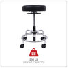 A Picture of product AAP-CS614 Alera® HL Series Height-Adjustable Utility Stool Backless, Supports Up to 300 lb, 24" Seat Height, Black Chrome Base