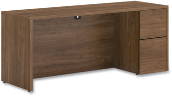 HON® 10500 Series™ Single Pedestal Credenza with Full-Height Right 72" x 24" 29.5", Pinnacle