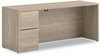 A Picture of product HON-105904LLKI1 HON® 10500 Series™ Single Pedestal Credenza with Full-Height Left 72" x 24" 29.5", Kingswood Walnut