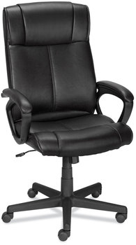 Alera® Dalibor Series Manager Chair Supports Up to 250 lb, 17.5" 21.3" Seat Height, Black Seat/Back, Base