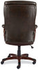 A Picture of product ALE-DN42B19 Alera® Darnick Series Manager Chair Supports Up to 275 lbs, 17.13" 20.12" Seat Height, Brown Seat/Back, Base