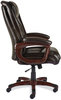 A Picture of product ALE-DN42B19 Alera® Darnick Series Manager Chair Supports Up to 275 lbs, 17.13" 20.12" Seat Height, Brown Seat/Back, Base