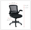 A Picture of product ALE-EBE4217 Alera® EB-E Series Swivel/Tilt Mid-Back Mesh Chair Supports Up to 275 lb, 18.11" 22.04" Seat Height, Black