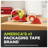 A Picture of product MMM-1456 Scotch® Sure Start Packaging Tape with Dispenser, 1.5" Core, 1.88" x 22.2 yds, Clear, 6/Pack