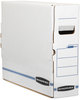 A Picture of product FEL-00650 Bankers Box® X-Ray Storage Boxes 5" x 18.75" 14.88", White/Blue, 6/Carton