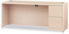 A Picture of product HON-10707RDD HON® 10700 Series™ Single Pedestal Credenza Right 72w x 24d 29.5h, Natural Maple