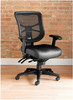 A Picture of product ALE-EL4215 Alera® Elusion™ Series Mesh Mid-Back Multifunction Chair Supports Up to 275 lb, 17.7" 21.4" Seat Height, Black