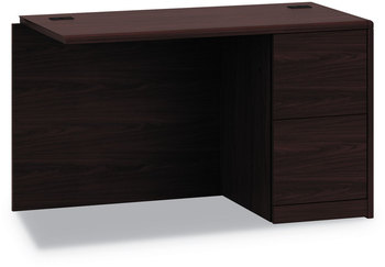 HON® 10700 Series™ Full Right Pedestal Return 48w x 24d 29.5h, Mahogany