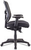 A Picture of product ALE-EL42BME10B Alera® Elusion™ Series Mesh Mid-Back Swivel/Tilt Chair Supports Up to 275 lb, 17.9" 21.8" Seat Height, Black