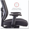 A Picture of product ALE-EL42BME10B Alera® Elusion™ Series Mesh Mid-Back Swivel/Tilt Chair Supports Up to 275 lb, 17.9" 21.8" Seat Height, Black