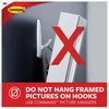 A Picture of product MMM-17017CLRAW Command™ All Weather Hooks and Strips Small, Plastic, Clear, 16 Clips 20 Strips/Pack