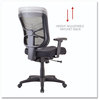 A Picture of product ALE-EL42BME10B Alera® Elusion™ Series Mesh Mid-Back Swivel/Tilt Chair Supports Up to 275 lb, 17.9" 21.8" Seat Height, Black