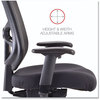 A Picture of product 963-398 Alera® Elusion™ Series Mesh Mid-Back Swivel/Tilt Chair Supports Up to 275 lb, 17.9" 21.8" Seat Height, Black