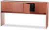 A Picture of product HON-10734HH HON® 10700 Series™ Stack-On Storage Stack On 68.63w x 14.63d 37.13h, Bourbon Cherry