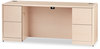 A Picture of product HON-10741DD HON® 10700 Series™ Kneespace Credenza with Full-Height Pedestals Full Height Pedestal, 72w x 24d 29.5h, Natural Maple