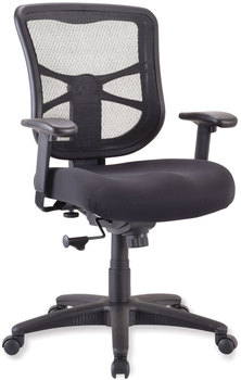 Alera® Elusion™ Series Mesh Mid-Back Swivel/Tilt Chair Supports Up to 275 lb, 17.9" 21.8" Seat Height, Black