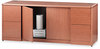 A Picture of product HON-10742HH HON® 10700 Series™ Credenza with Doors w/Doors, 72w x 24d 29.5h, Bourbon Cherry