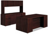 A Picture of product HON-10742NN HON® 10700 Series™ Credenza with Doors w/Doors, 72w x 24d 29.5h, Mahogany