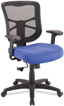 Alera® Elusion™ Series Mesh Mid-Back Swivel/Tilt Chair Supports Up to 275 lb, 17.9" 21.8" Seat Height, Navy