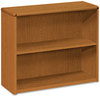 A Picture of product HON-10752HH HON® 10700 Series™ Wood Bookcases Bookcase, Two-Shelf, 36w x 13.13d 29.63h, Bourbon Cherry