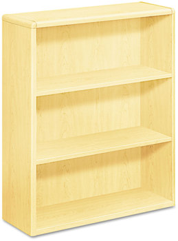 HON® 10700 Series™ Wood Bookcases Bookcase, Three-Shelf, 36w x 13.13d 43.38h, Natural Maple