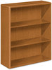 A Picture of product HON-10753HH HON® 10700 Series™ Wood Bookcases Bookcase, Three-Shelf, 36w x 13.13d 43.38h, Bourbon Cherry