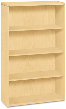 HON® 10700 Series™ Wood Bookcases Bookcase, Four-Shelf, 36w x 13.13d 57.13h, Natural Maple